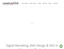 Tablet Screenshot of creativechili.com